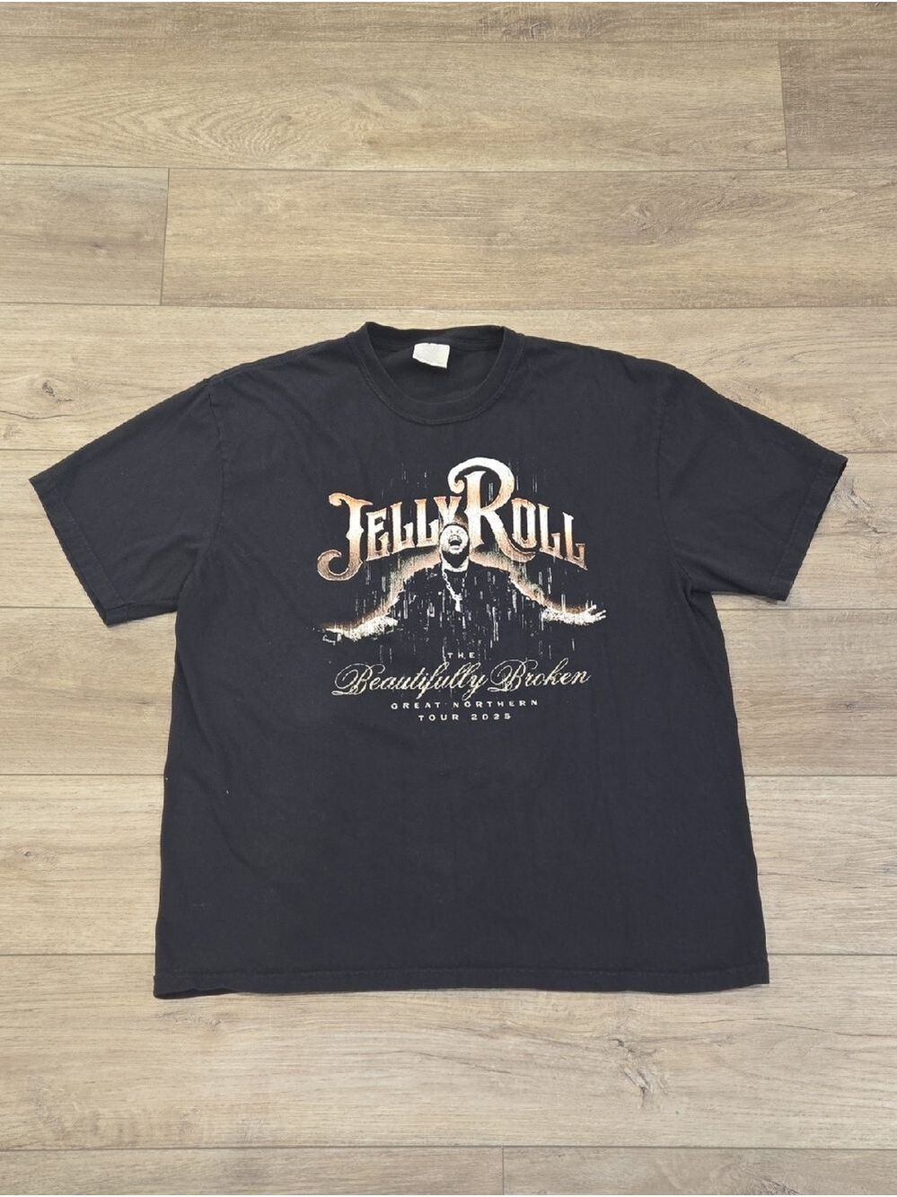 Jelly Roll Graphic Beautifully Broken Great Northern Tour T-Shirt